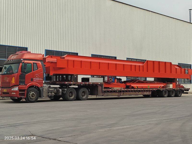 通用橋式起重機(jī) QDXX32/5t—19.5m 電動單梁橋式起重機(jī) 2臺 LD10t—16.5m 制作完成，發(fā)往河北石家莊交付客戶使用。